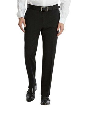 Tommy Hilfiger Men’s modern fit dress pants 32/30 black classic stretch office